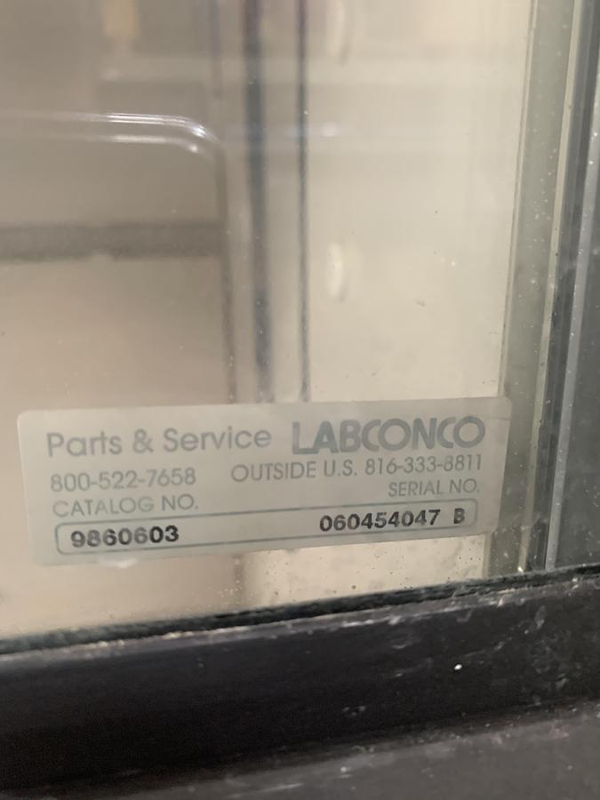 Used Labconco 6' Walk-in Fume Hood