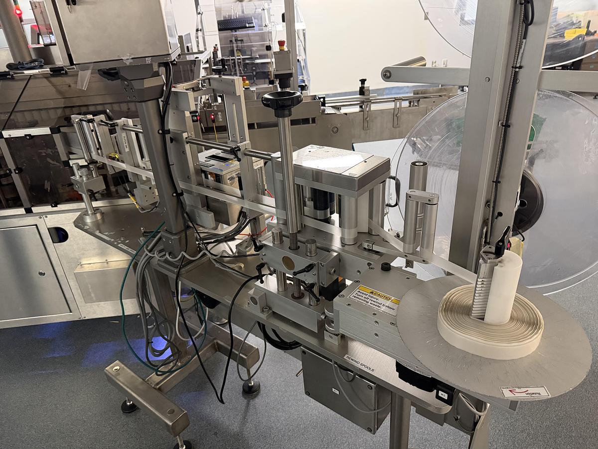 Used Vial Labeling Line