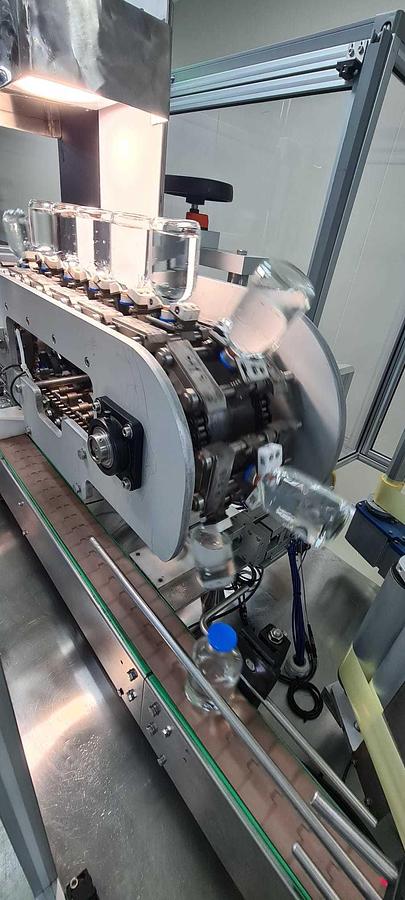 Used Glass Bottle Filling, Capping, & Terminal Sterilization Line for LVP