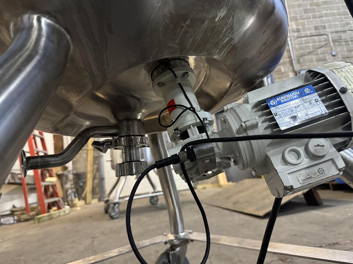 Used ABEC 200 Liter Jacketed Stainless Steel Mixing Tank