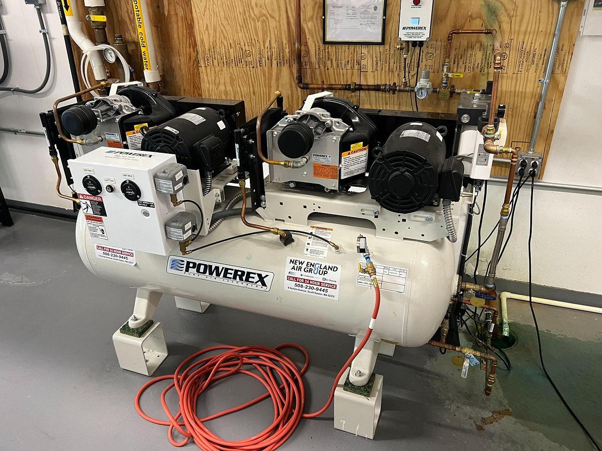 Used Powerex Oil-Less Rotary Scroll Air Compressor