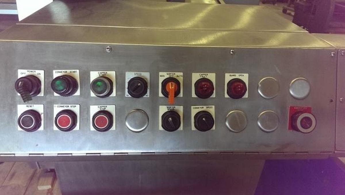 Used Consolidated Packaging Company Model C-4-F Rotary Capper