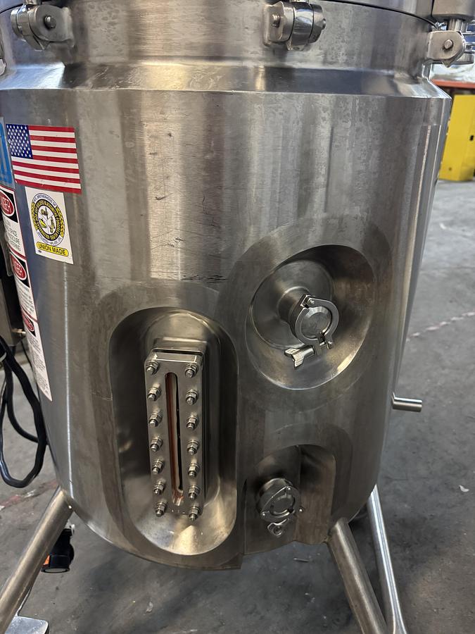 Used DCI 200 Liter Jacketed Stainless Steel Mixing Tank