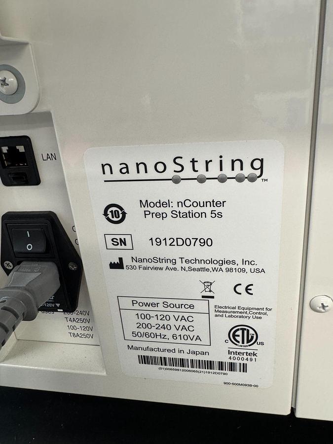 Used nanoString nCounter Prep Station 5s