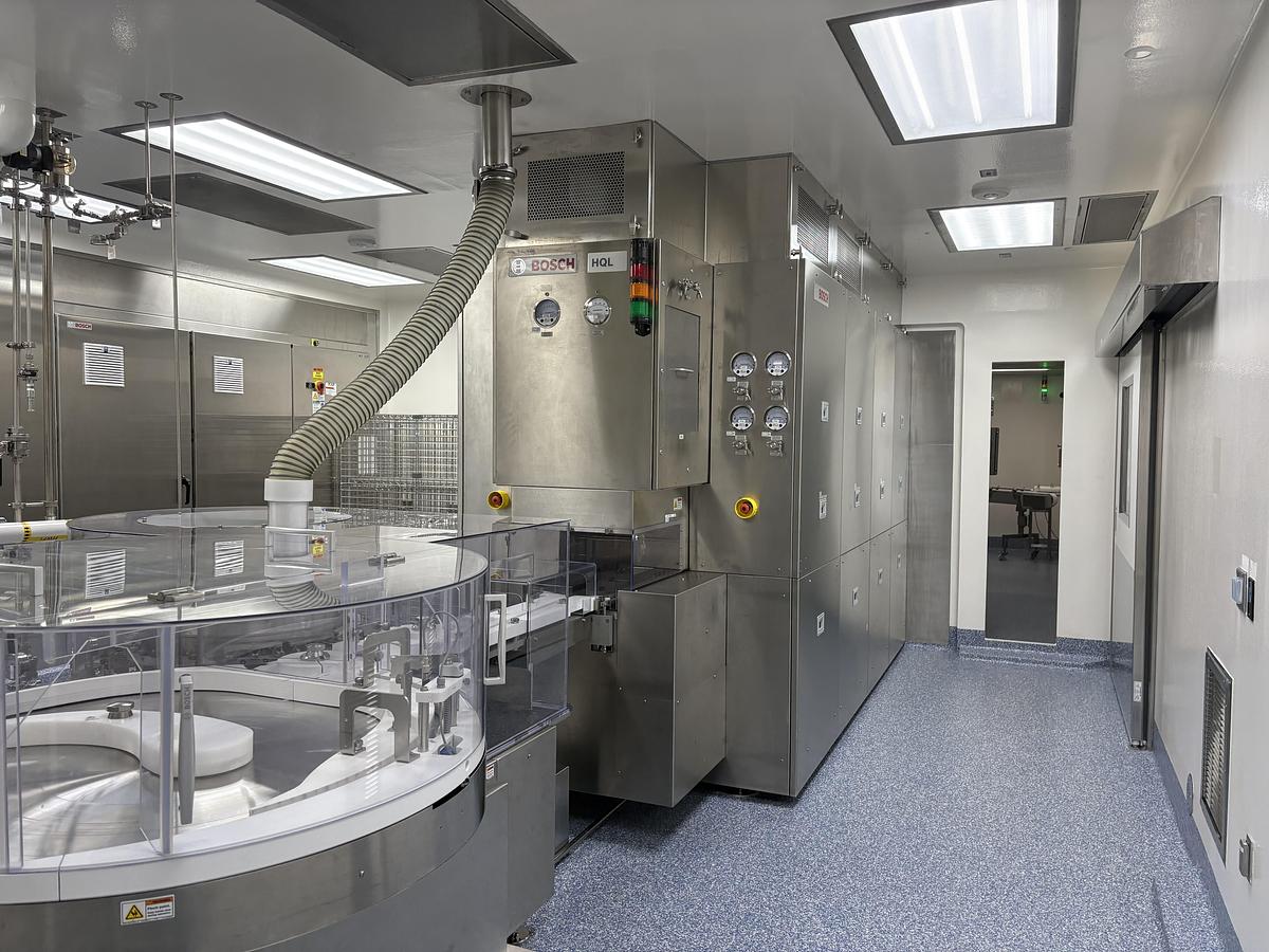 Used Bosch Vial Filling & Sealing Line