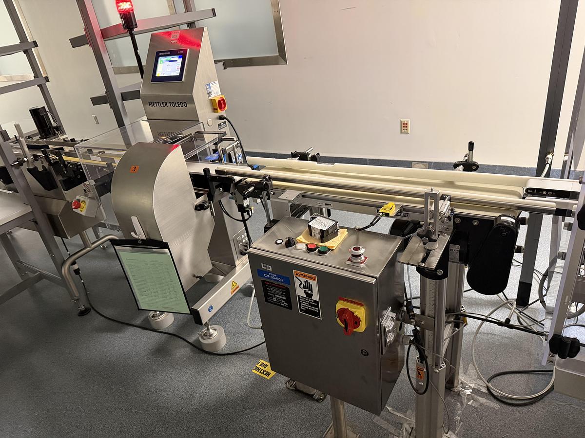 Used Vial Labeling & Packaging Line