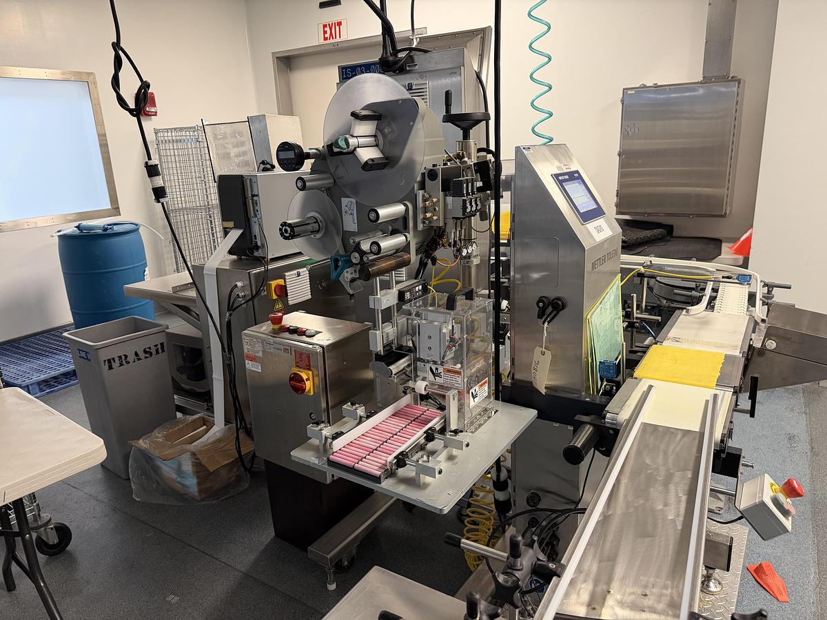 Used Vial Labeling Line