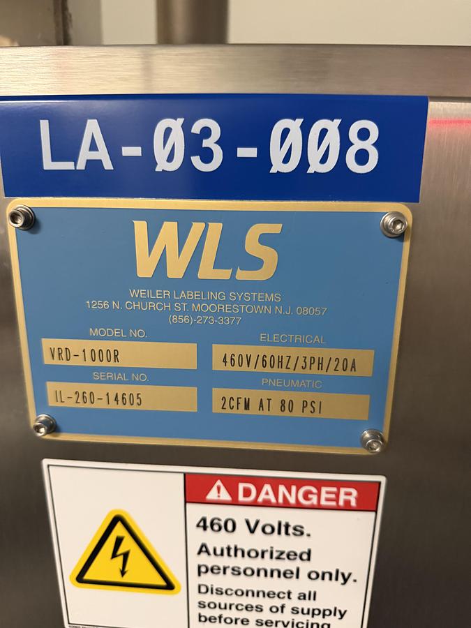 Used Vial Labeling Line