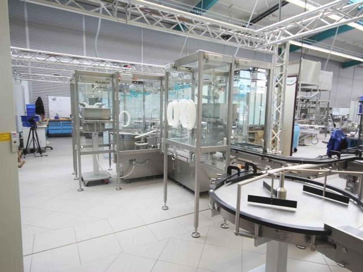 Used Groninger Vial Washing, Filling, & Sealing Line