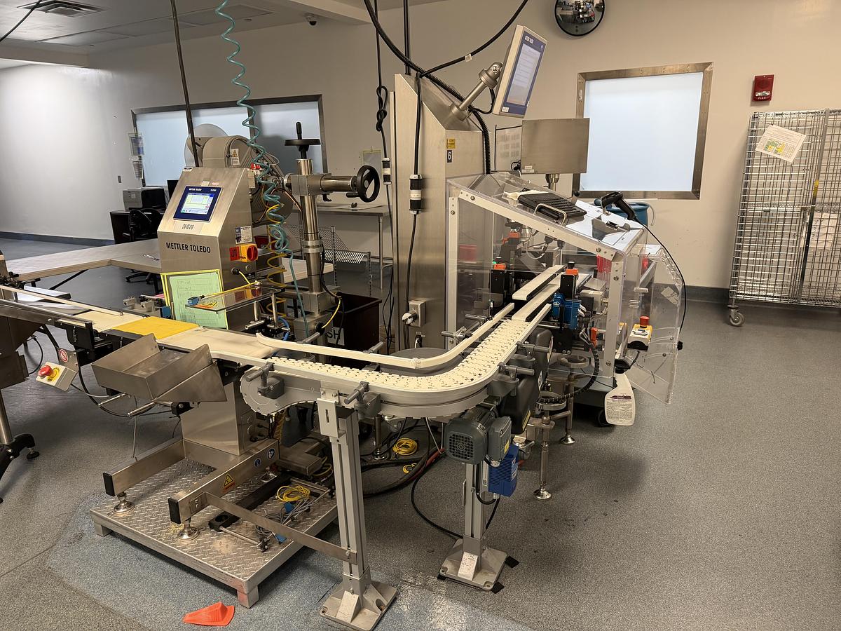 Used Vial Labeling Line