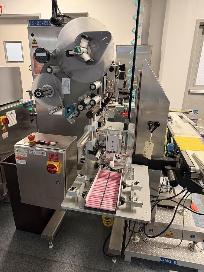 Used Vial Labeling Line