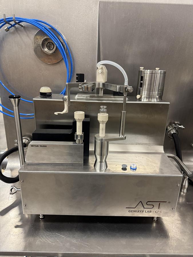 Used AST GENiSYS Lab Vial Filling, Sealing, & Capping System