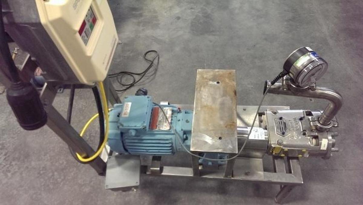 Used Waukesha Cherry Burrell Rotary Lobe Pump