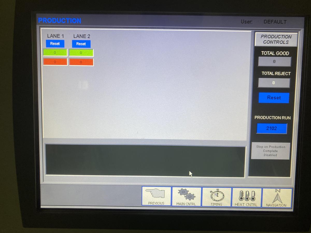 Used Wrapade Model V-612 Vertical Custom Pouch Packaging Machine