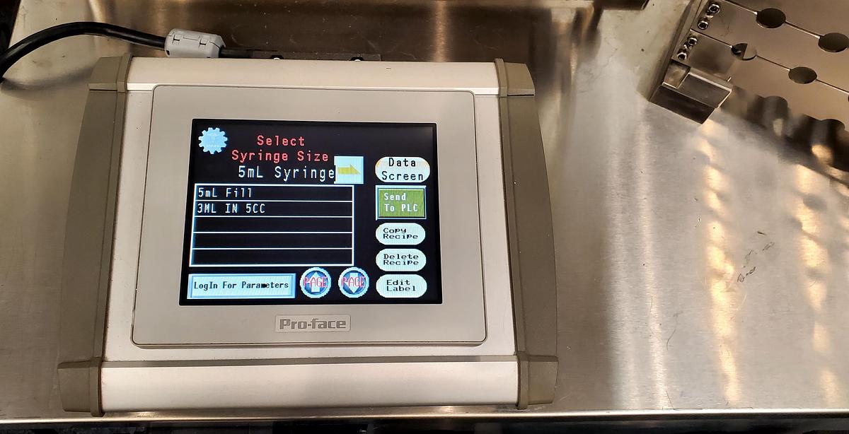 Used Unused Cargin Robotic Syringe Filler