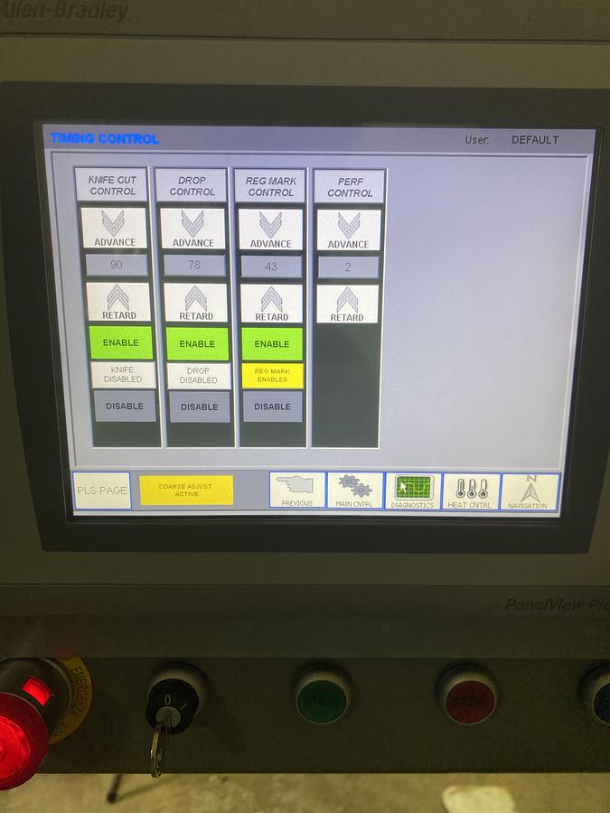 Used Wrapade Model V-612 Vertical Custom Pouch Packaging Machine