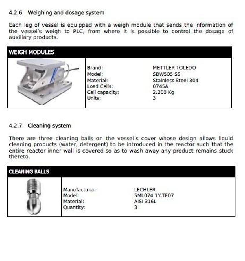 Used Airplan 1,000L Vacuum Mixer / Creams Reactor