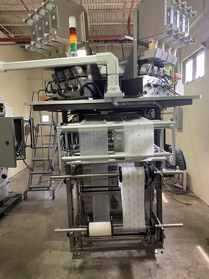 Used Wrapade Model V-612 Vertical Custom Pouch Packaging Machine