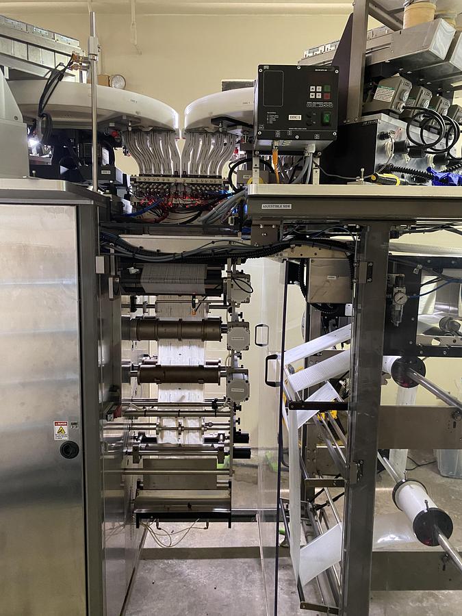Used Wrapade Model V-612 Vertical Custom Pouch Packaging Machine