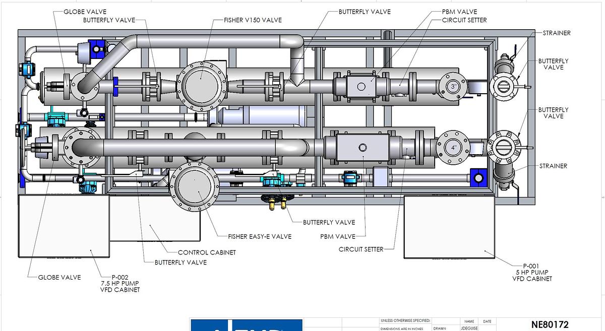 Used WFI Distribution / Heat Exchanger System