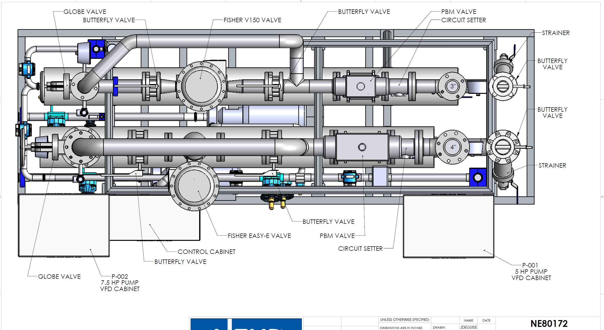 Used WFI Distribution / Heat Exchanger System