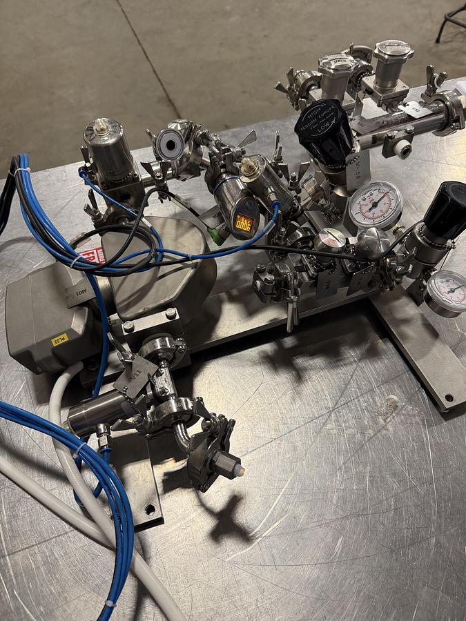 Used Plumat Plumatex BFM 007 IV Bag Filling & Sealing Machine