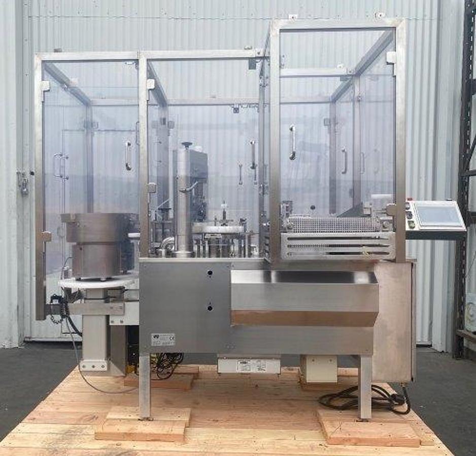 Used Rota FLR50 Vial Fill, Plug, & Crimp Machine
