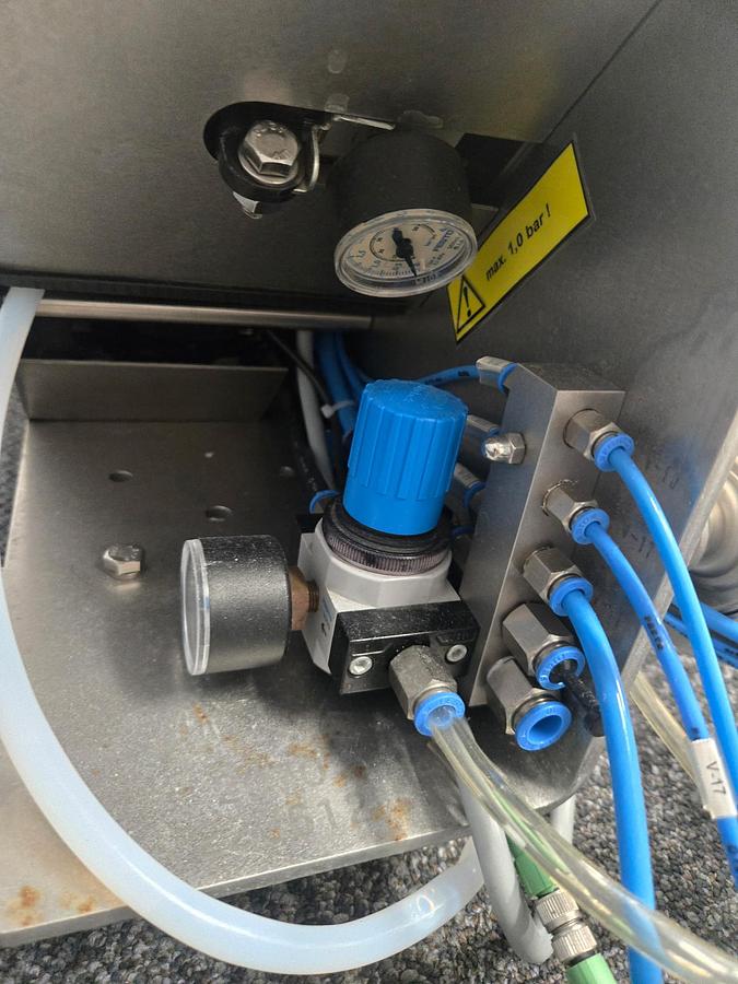 Used Plumat Plumatex BFM 007 IV Bag Filling & Sealing Machine