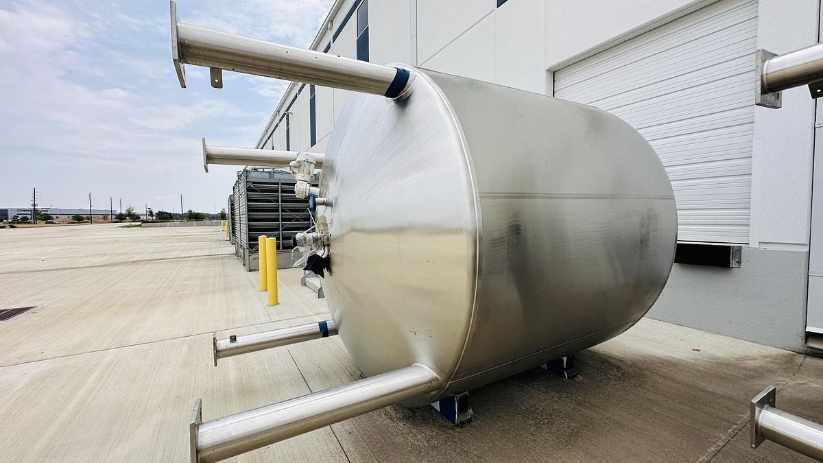 Used Precision Stainless 10,000L Mix Tank