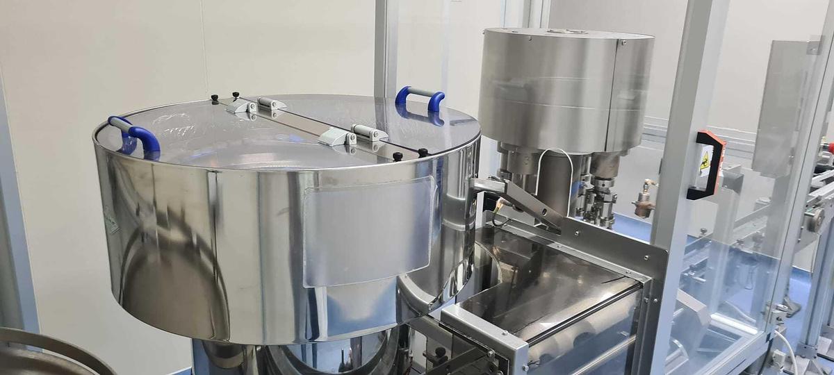 Used Glass Bottle Filling, Capping, & Terminal Sterilization Line for LVP