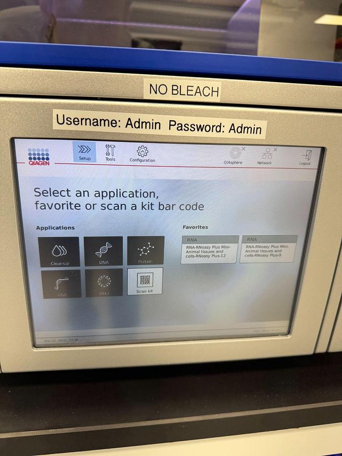 Used Qiagen QIAcube Connect RNA/DNA Extraction Instrument