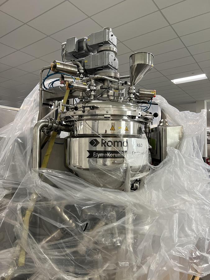 Used Romaco FrymaKoruma Dinex 200 Vacuum Mixer