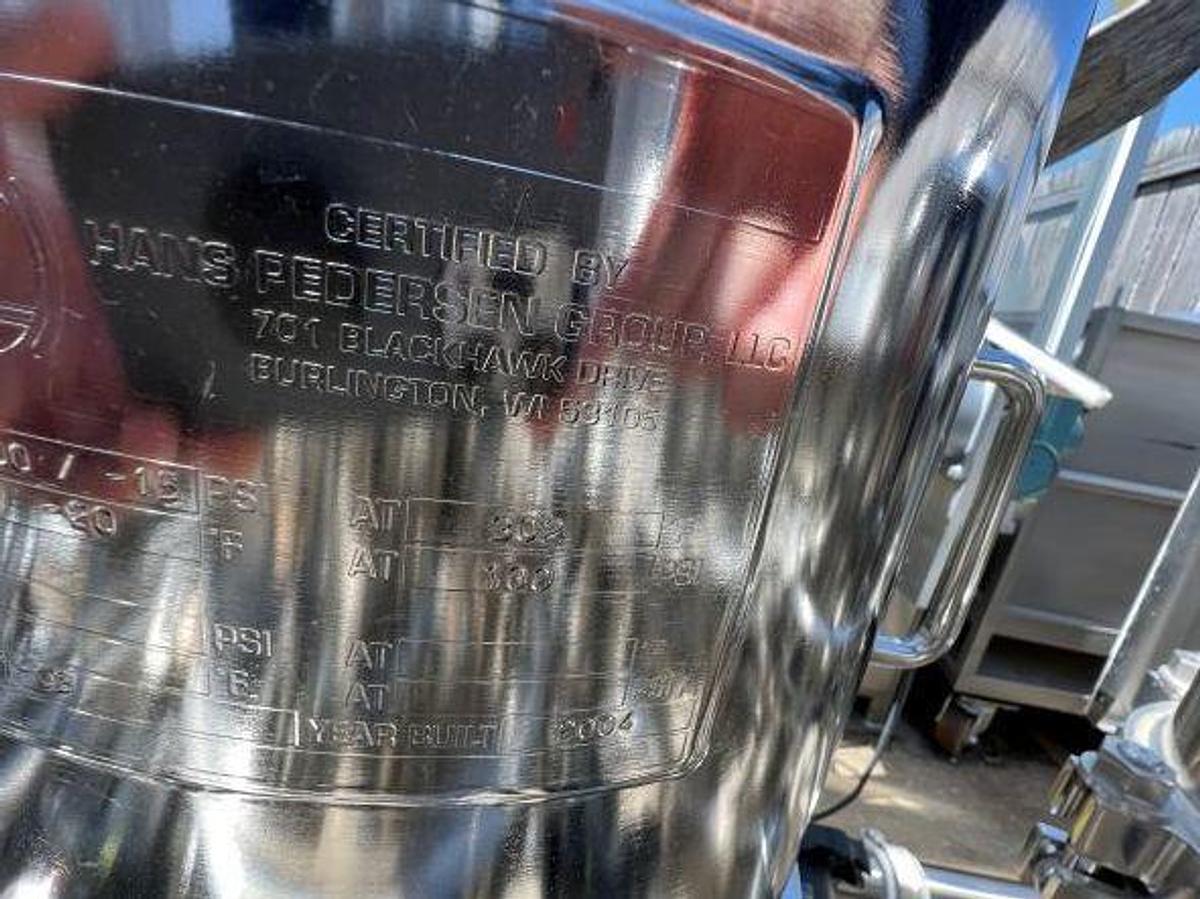 Used Filtration Skid with 6 Hans Pederson Stainless Steel Filter Housings