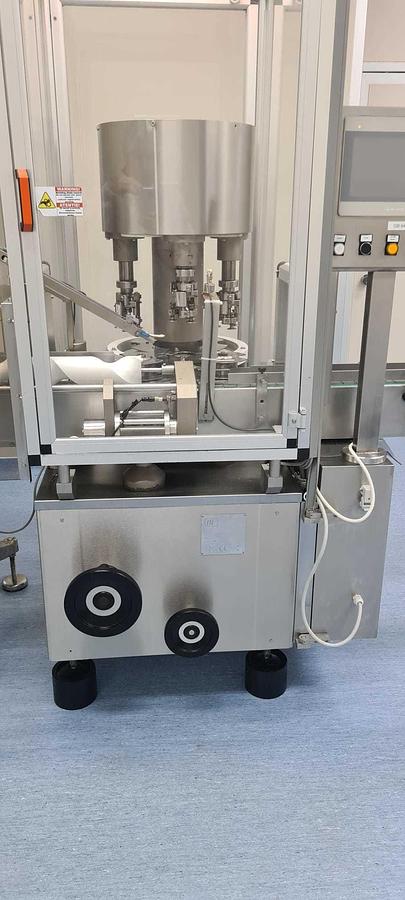 Used Glass Bottle Filling, Capping, & Terminal Sterilization Line for LVP