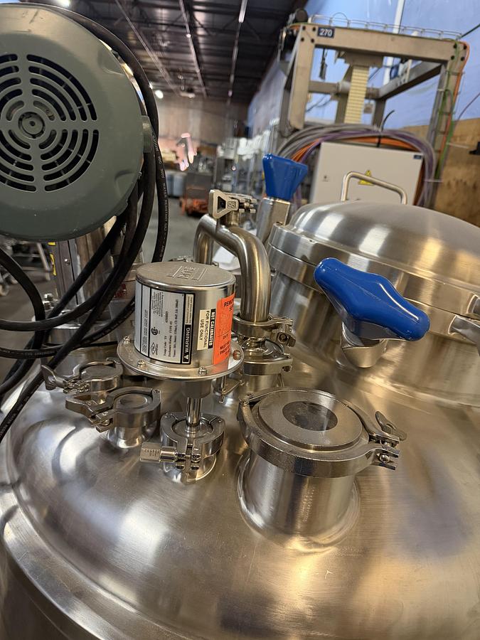 Used Precision Stainless 600L Jacketed Mixing Tank