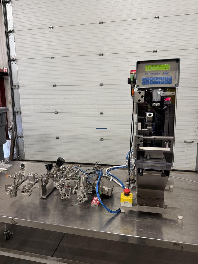 Used Plumat Plumatex BFM 007 IV Bag Filling & Sealing Machine