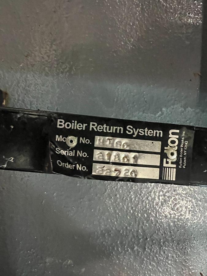 Used Fulton 50 HP Steam Boiler