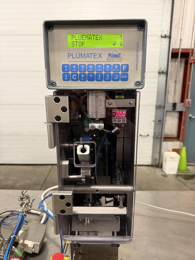 Used Plumat Plumatex BFM 007 IV Bag Filling & Sealing Machine