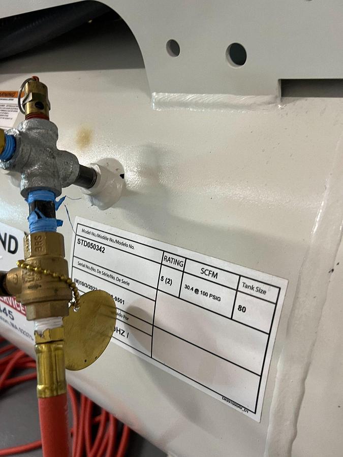 Used Powerex Oil-Less Rotary Scroll Air Compressor