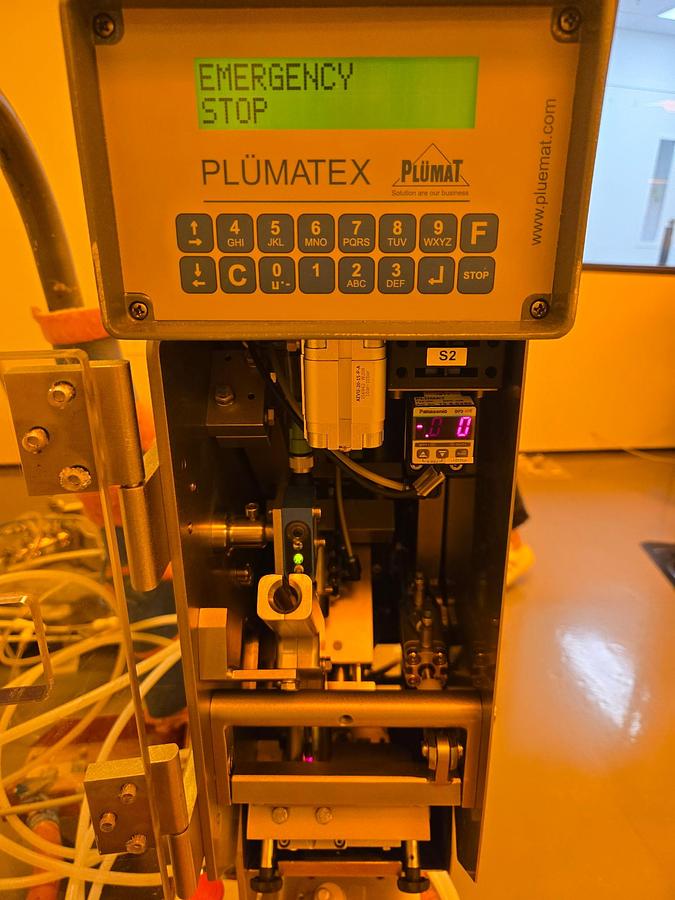 Used Plumat Plumatex BFM 007 IV Bag Filling & Sealing Machine