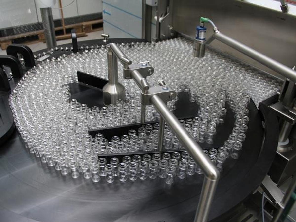 Used Groninger Vial Washing, Filling, & Sealing Line