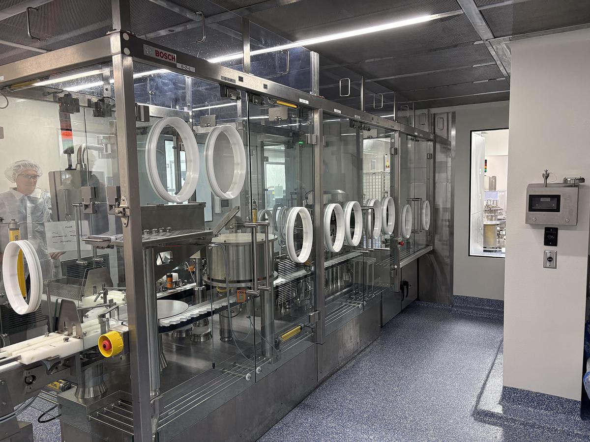 Used Bosch Vial Filling & Sealing Line
