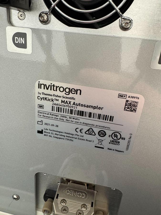 Used Thermo Invitrogen Attune NxT Flow Cytometer with CytKick MAX Autosampler