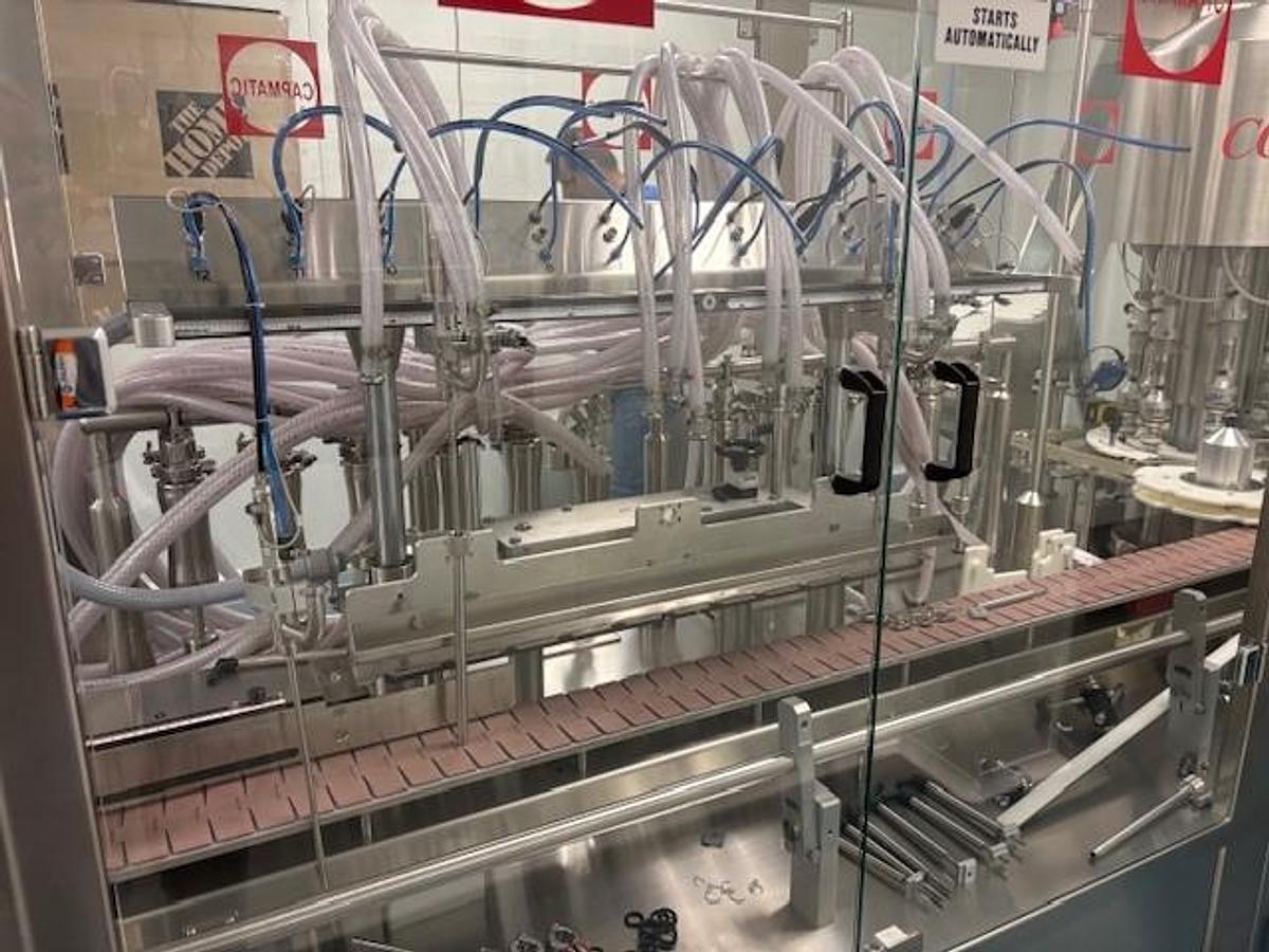 Used Capmatic Monoblock Bottle Filling and Capping Line 