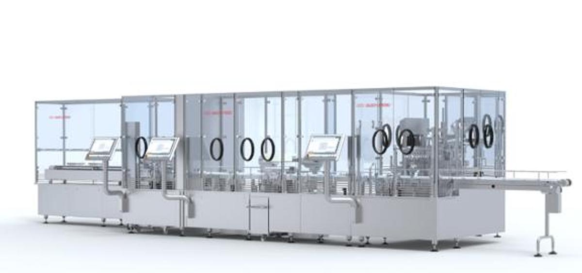 Used Bausch & Stroebel Filling-Stoppering-Trayloading Vial Line - up to 400/min