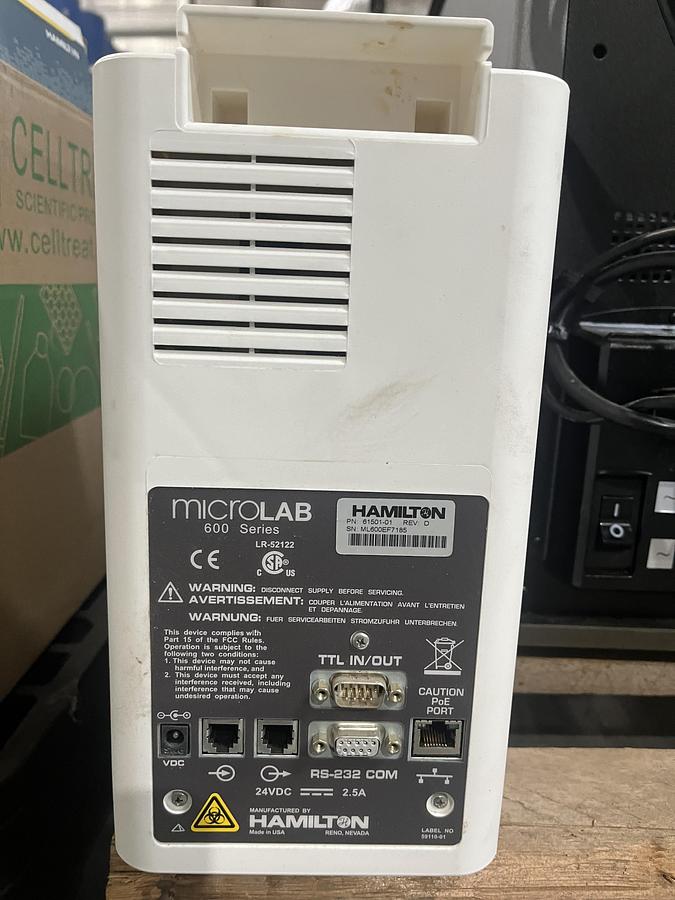 Used Hamilton Microlab 600 Diluter Dispenser System