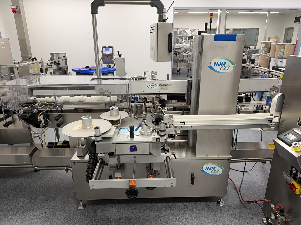 Used NJM Tablet/Capsule Automated Bottling Line