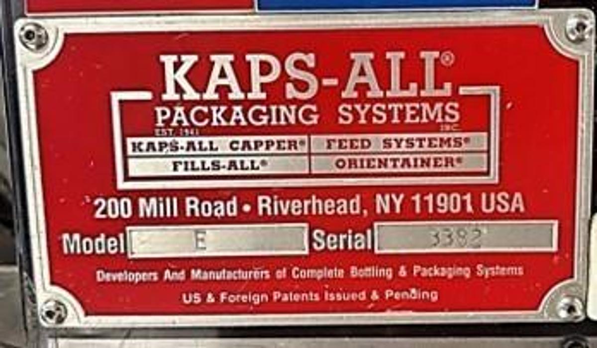 Used Kaps-All Liquid Filling Line