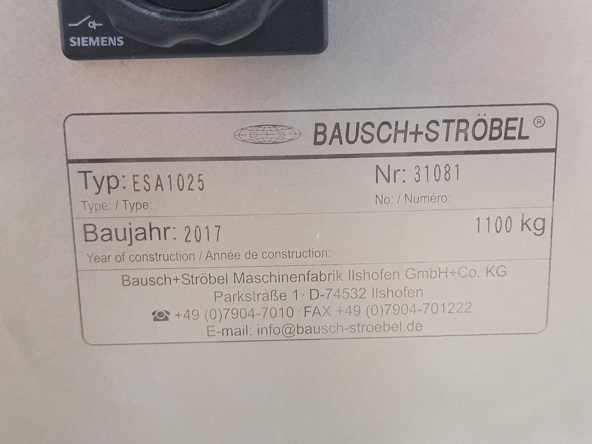 Used 2017 Bausch & Stroebel ESA 1025