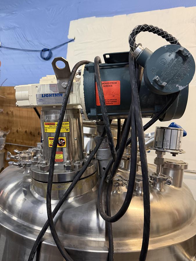 Used Precision Stainless 600L Jacketed Mixing Tank